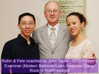 Robin & Pele coached by John Taylor